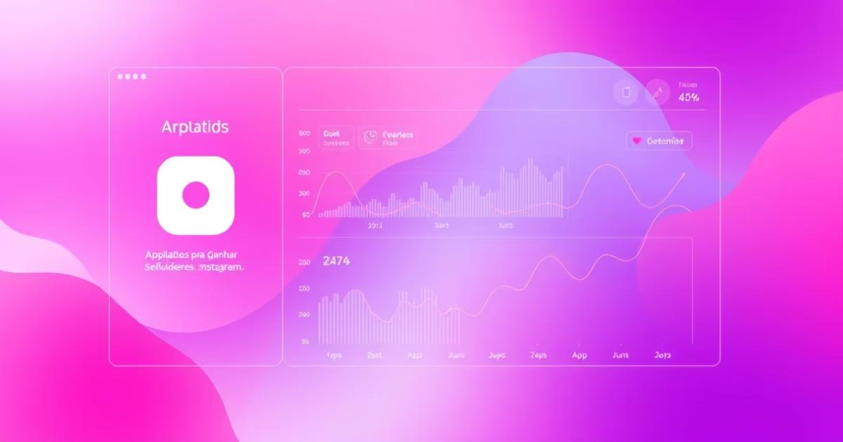 Ilustração sobre Aplicativos pra Ganhar Seguidores no Instagram: Análise - TrueNet Blog